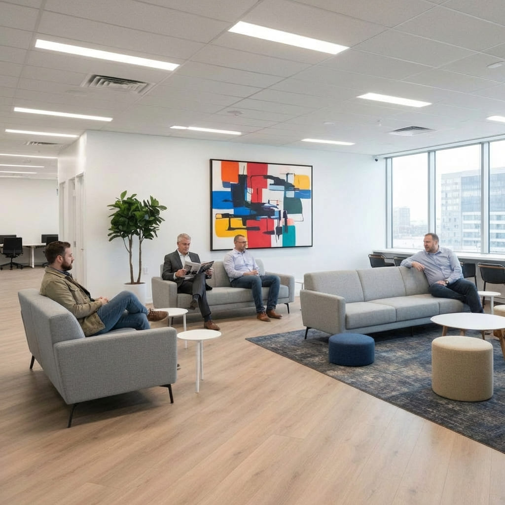 Modern corporate reception